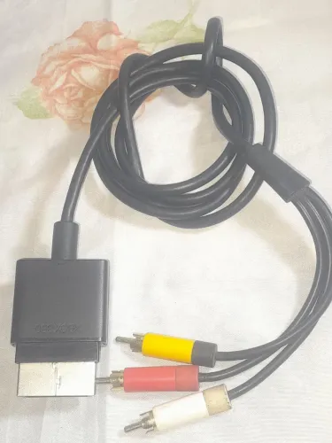 Cabo Av Xbox 360 Rca Audio Video Composto