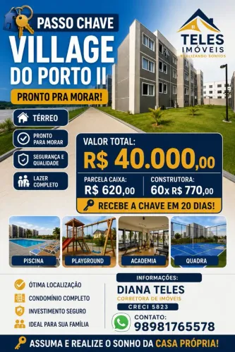 REPASSE DE CHAVE VILAGE DO PORTO 2