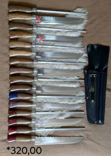 Faca artesanal para churrasco