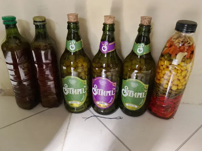 Pimenta ? em garrafas 