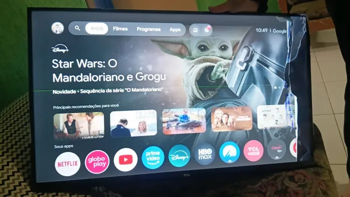 Tv smart.tcl Qled android obs:para concerto