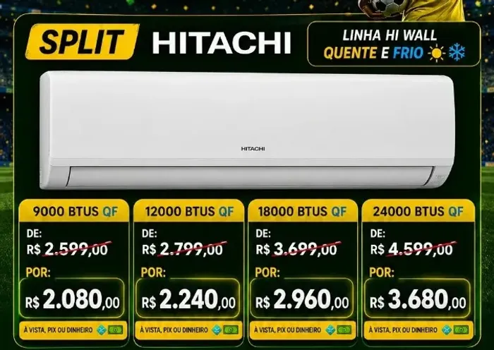 Ar Condicionado Quente e Frio na Promoção