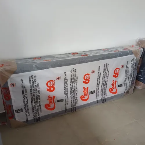 Base Cama Box Castor solteiro 88x188x23 Novo