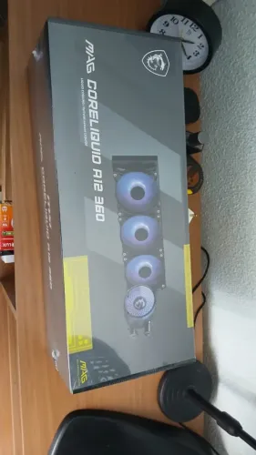 Water Cooler MSI MAG Coreliquid A12, ARGB, 360mm, Intel e AMD, Preto (Lacrado)