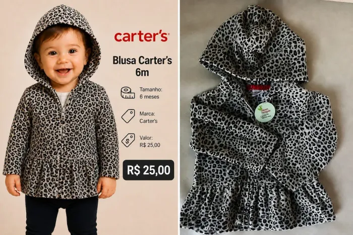 Blusa de frio Carter's 6 m