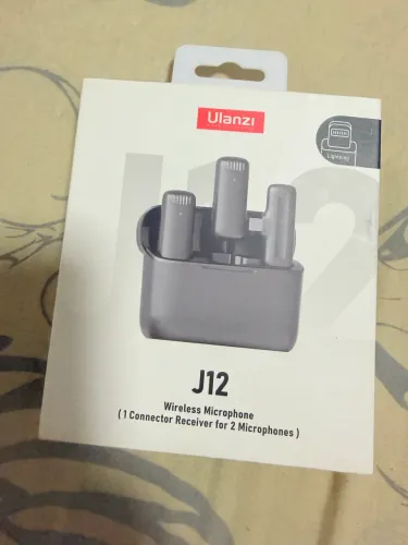 Microfone ulanzi j12 novo lightning