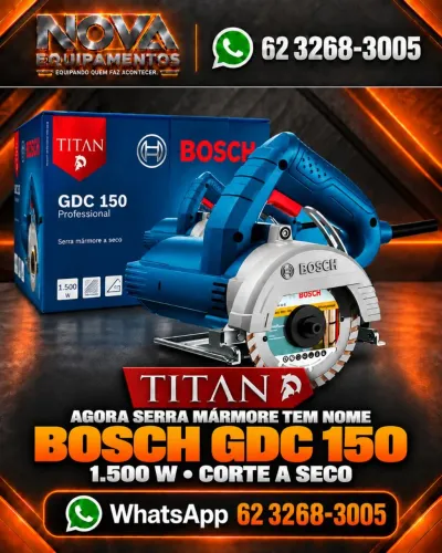 Serra Mármore Bosch Titan 1500