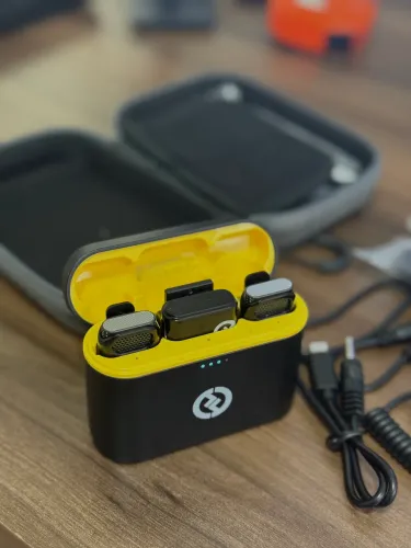 Microfone Hollyland LARK M1 completo com CAIXA BRINDE