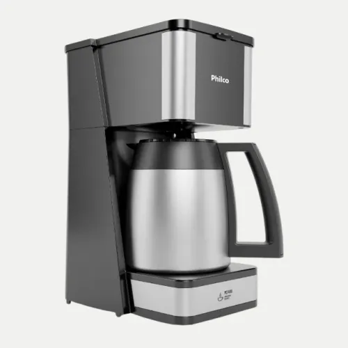 Cafeteira Philco 40 cafezinhos 1,6L Jarra em Inox PCF40D 127V
