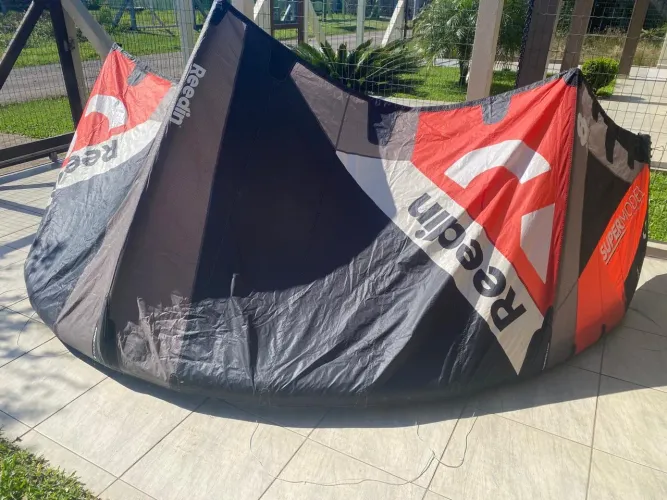 Kite Reedim 08 (completo com bomba, barra e mochila)
