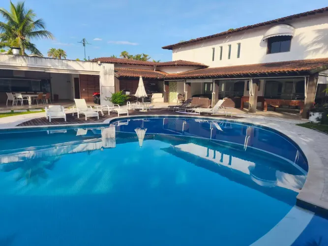 Casa para Locação Anual ou Temporada no Jardim Acapulco com as 05 Suítes piscina e churras