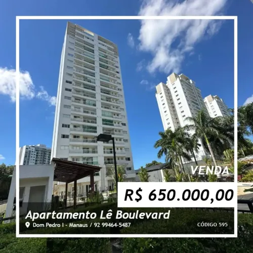 Apto Lê Boulevard 71m² 2 qts