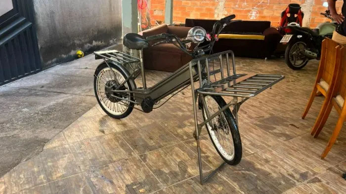 BICICLETA CARGUEIRA CINZA SCOOTER BRASIL 850W