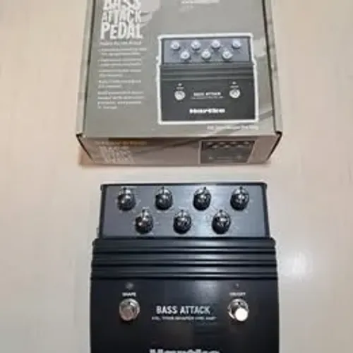 Pedal Hartke Bass Attack - Pré Amp / DI Profissional para Baixo!
