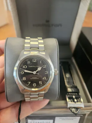 Hamilton Murph 38mm + pulseira original couro hamilton