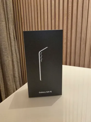 GALAXY S25 FE 128GB JAT BALCK LACRADO E NOTA FISCAL 