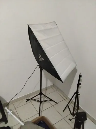Softbox para iluminação de estúdio, gravação de vídeos e youtube