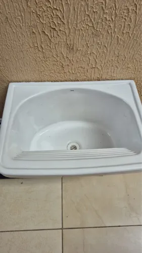 Tanque lavanderia DECA - branco