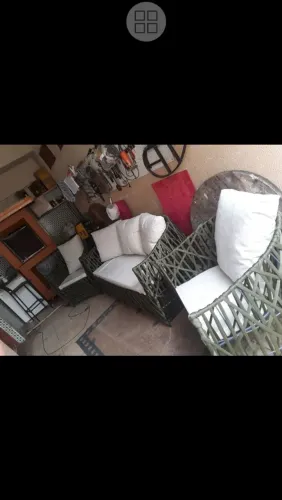 Sofa de fibra sintetica