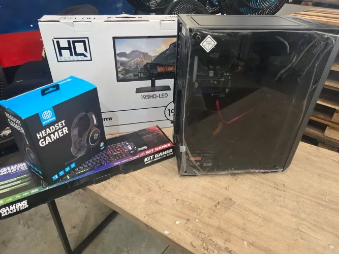 PC completo AMD A6 3.8GHz, 3.80GHZ 8GB, placa de vídeo RADEON 2GB, SSD 120GB