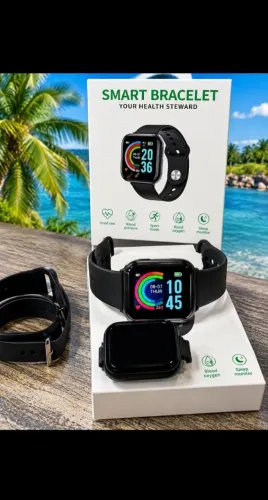 Smartwatch Inteligente com Monitoramento de Saúde - Esportivo e Moderno