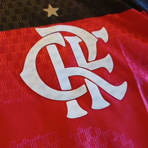 Camisa do flamengo modelo jogador 26/27 rubro negra