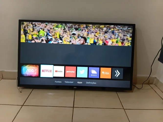 Smart TV aoc 43 polegadas led Wi-Fi
