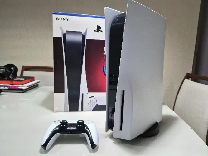 PlayStation 5 PS5 com Leitor + Controle DualSense + Caixa Original