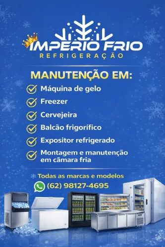 Manutenção em equipamentos de refrigeração comercial 