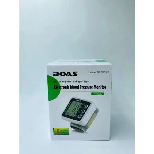 Aparelho de Pressão Digital de Pulso Automático BOAS ZK-W863YA LCD