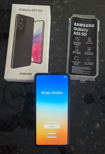 Samsung Galaxy A53 5G 128Gb Preto - unico dono com nota fiscal