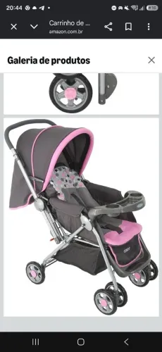 Carrinho com bebe conforto cosco