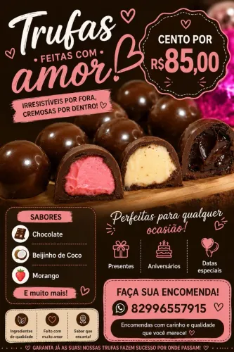 Trufas para festa