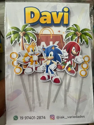 Topo bolo personalizado 15 Reais para retirar na loja 