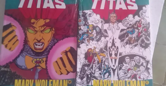 quadrinhos 2 volumes lendas do universo DC novos titãs volume 21 e 16