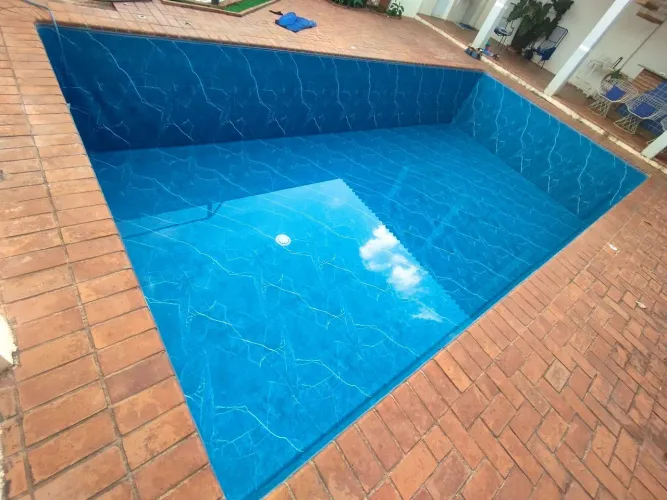 Revestimento vinil para piscinas