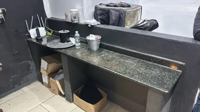 Bancada de granito 200x40 para comércio ou cozinha