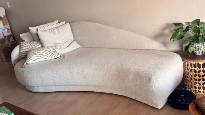 Sofá supernovo de boucle 