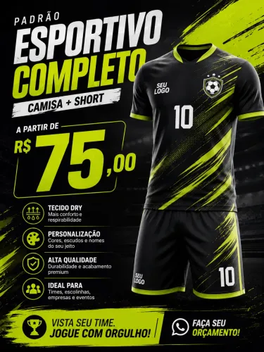 Fábrica de Padrão Esportivo Personalizado