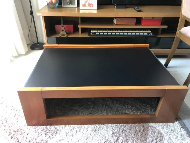 Mesa de centro Madeira e MDF Rudnick