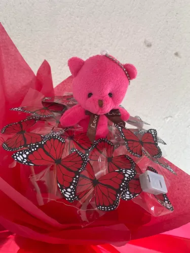 Buquês eternos buquês de borboleta