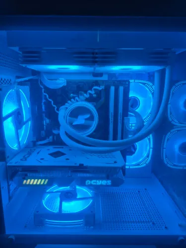 PC Gamer NOVO BRANCO Ryzen 5 5500 RTX 3050 6GB 16GB SSD 512GB