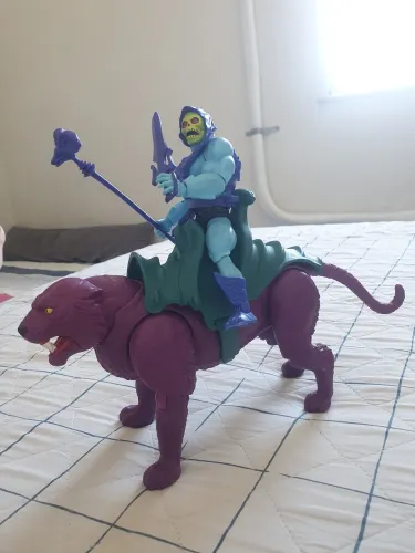 Boneco Esqueleto e Panthor - Master Of The Universe - Mattel 