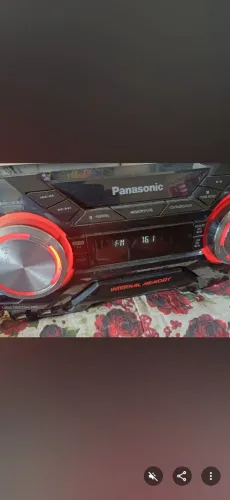 MINI SYSTEM PANASONIC 1800 WATTS DE POTÊNCIA RMS 