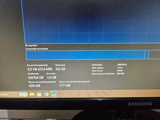 Memória RAM DDR4 8gb