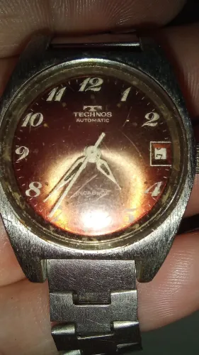 Relógio Technos Automatic Vintage - Incabloc - Swiss Made - Década de 70