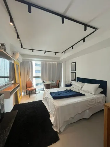 APARTAMENTO PARA LOCAÇÃO DE LUXO EM BOA VIAGEM PREDIO ALTO PADRÃO 01 QUARTO MOBILIADO LAZE