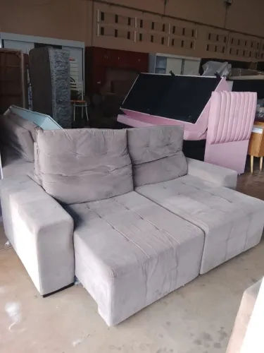 Sofá retrátil USADO ENTREGA dentro de Uberlândia MG 