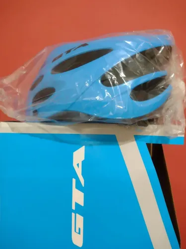 Oportunidade promoção Capacete novo GTA bike ciclismo MTB azul