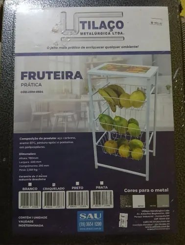 Fruteira Prática de Metal